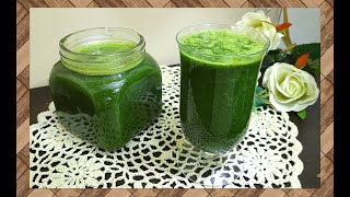 تعالوا معانا شوفوا مفعول المشروب الأخضر السحري بمكونات موجودة في مطبخك و النتيجة واوو - Green drink