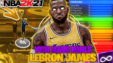 The BEST 1v1 COMP STAGE BUILD in NBA2K21!! | LEBRON JAMES BUILD NBA2K21!!