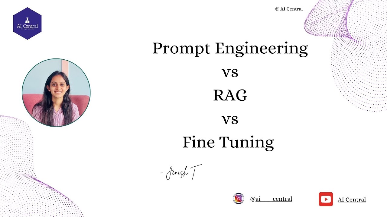 Prompt Engineering vs RAG vs Fine Tuning - YouTube