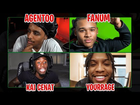 FANUM GOT JUMPED? Late Night Talks with @Kai Cenat, @Agent 00 & @JustFanum