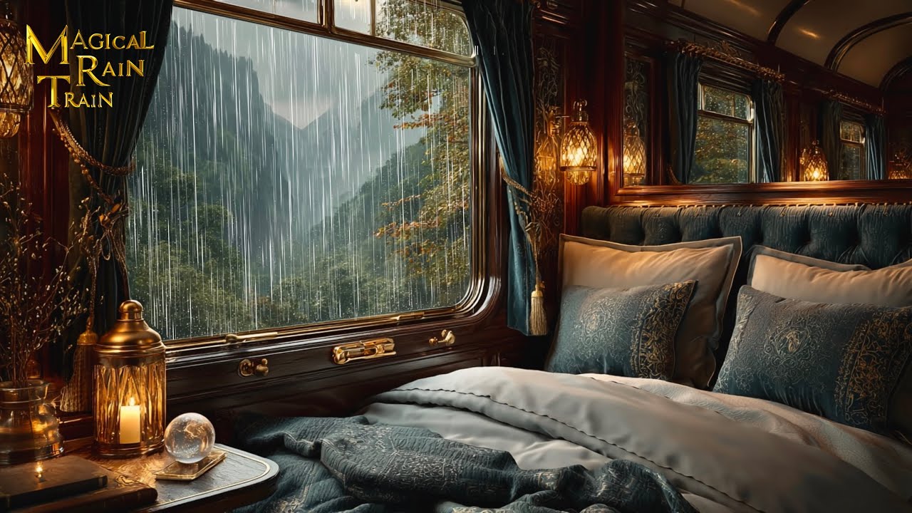 Train Sounds with Rain for Deep Sleep: Cozy Night in a Luxurious ...