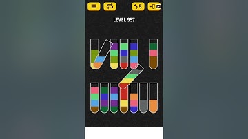 【Water Sort Puzzle】 Level 957