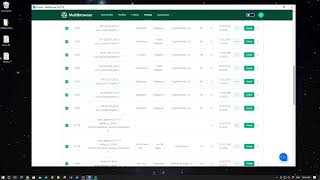 Import And Export Proxy Multibrowser