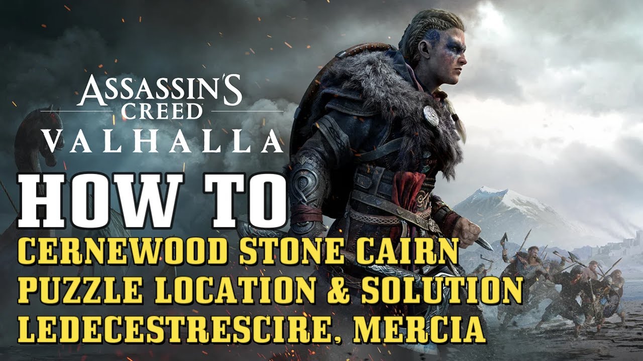 AC Valhalla: Cernewood Cairn Rock Puzzle Location & Solution (Ledecestrescire, Mercia)