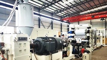 PS HIPS thermoforming sheet extrusion line extruder machine