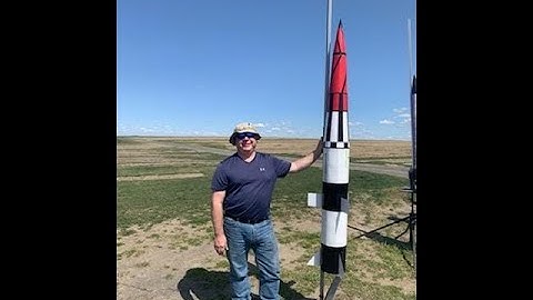 8" diameter Pershing 1A Highpower rocket flight #16