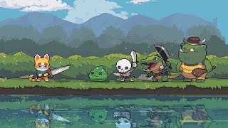 [3월 신작 모바일게임] 픽셀 도트 그래픽 횡스크롤 모바일 RPG '고양이와 컬러타일' 플레이. 중독성 있는 턴제 퍼즐 RPG 갓겜 (무과금 모바일게임 추천, 국산 인디게임 추천) screenshot 5