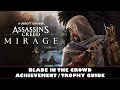 Assassins Creed Mirage | How to Grind Blended Kills | Blade in the Crowd Achievement / Trophy Guide