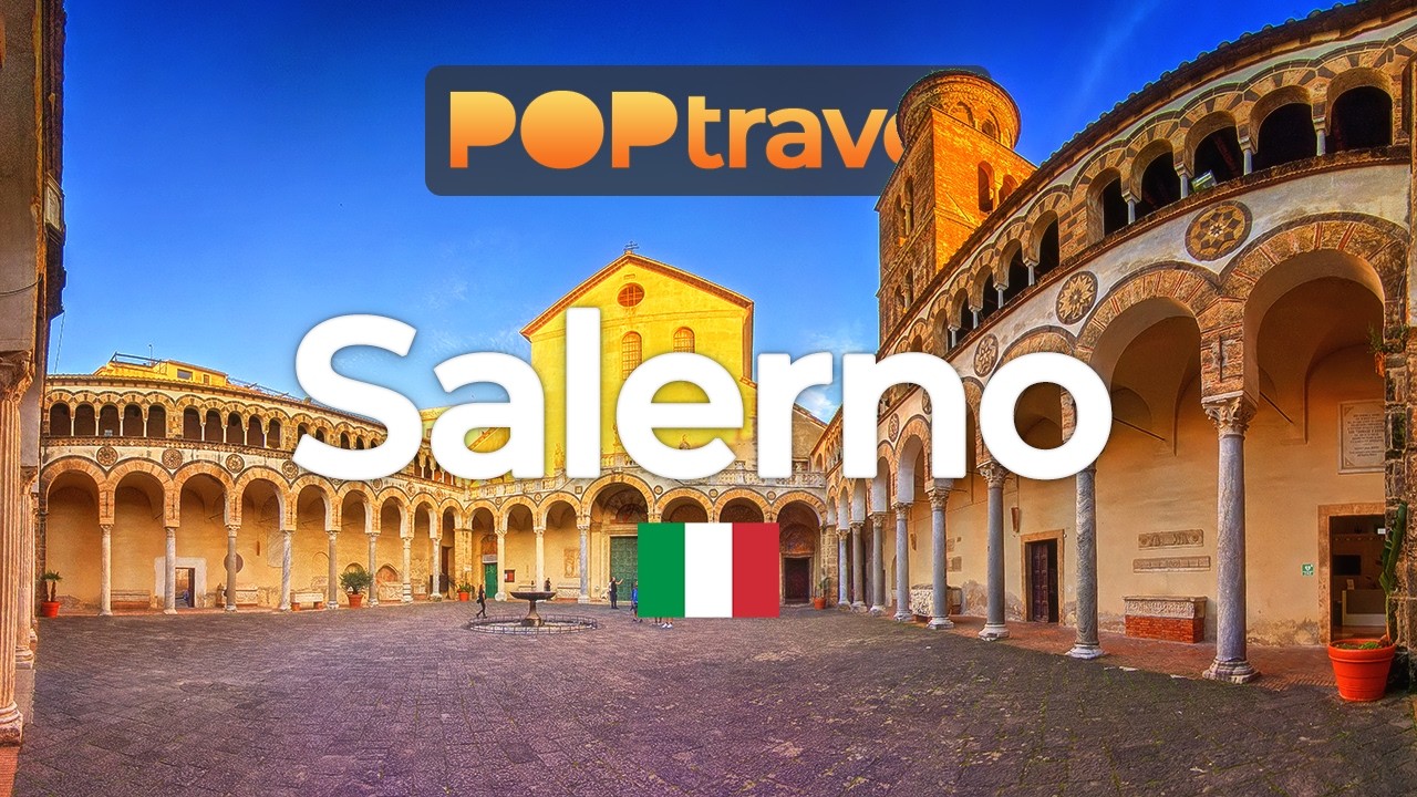 САЛЕРНО, Италия 🇮🇹 - Вечерняя прогулка - 4K HDR с субтитрами