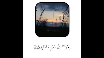 قرآن كريم/ حالات واتس اب / تلاوة خاشعة / هزاع البلوشي ( إِنَّ الْمُتَّقِينَ فِي جَنَّاتٍ وَعُيُونٍ )