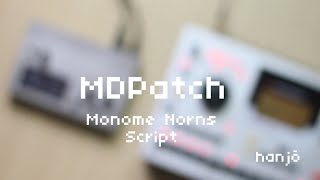Machinedrum Randomizer MDPatch for Monome Norns #elektron #machinedrum #monome #norns