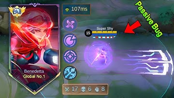 PLEASE FIXED THIS BENEDETTA PASSIVE LOW FRAME MOONTON!! 😭 ANOTHER BUG? | MOBILE LEGENDS