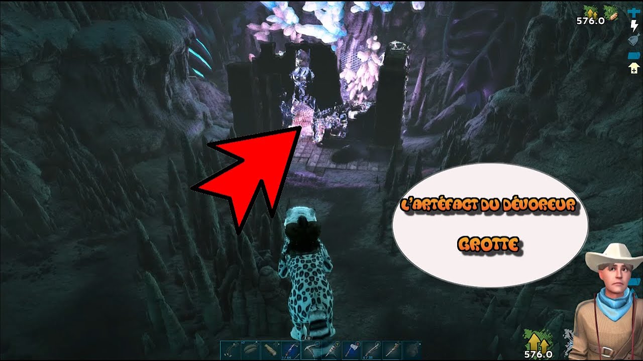 Ark FR : L'artéfact du dévoreur ( grotte ) !! #13 (The island PvE