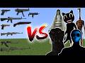 Strongest TacZ Weapon vs Analog Horror Monsters in Minecraft