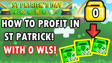 HOW TO PROFIT IN ST PATRICK WITH 0 WLS! NO FARMING EASY PROFIT | Growtopia