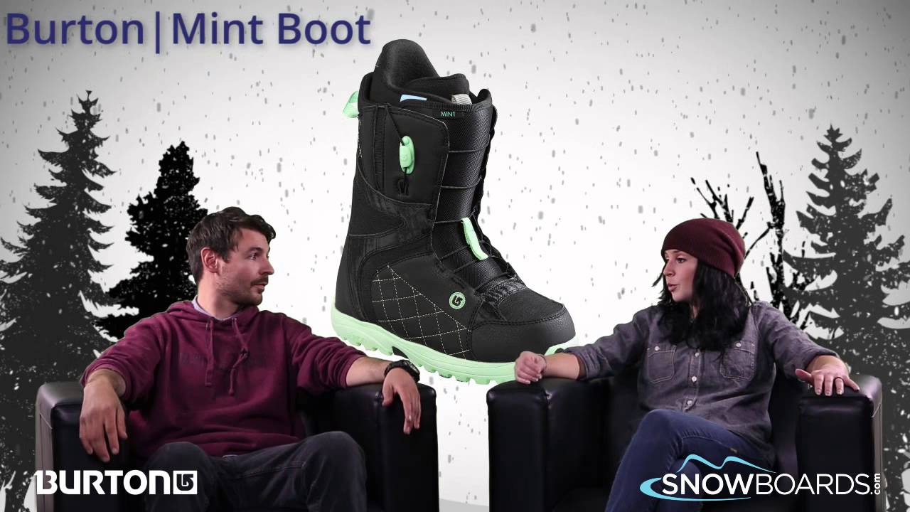 Adelaide patrouille meteoor 2015 Burton Mint Womens Boot Overview by SnowboardsDOTcom - YouTube