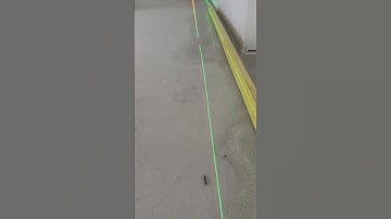 Laser floor leveling- find high and low spots in seconds part 5 (using two cross lasers)