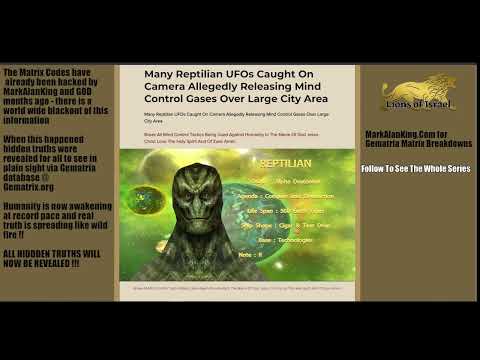 Many Reptilian UFOs Caught On Camera Allegedly Releasing Mind Control Gases Over Large City Area