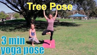 3 Minute Yoga Pose - Tree Pose