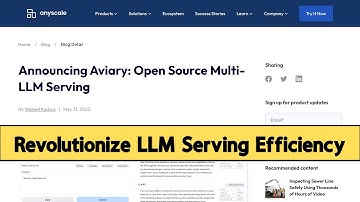 Simplify Your Open-Source LLM Serving with Anyscale
