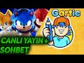 SONIC TEMALI GARTIC.IO YAYINI + SOHBET