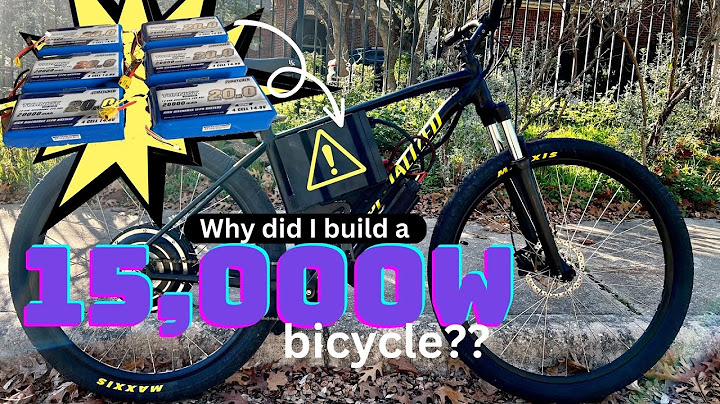 I Built a 15,000W eBike and it's WAAAAY Overpowered