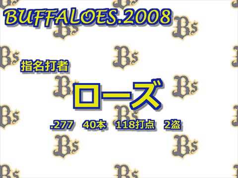 バファローズ2008年　1-9メドレー