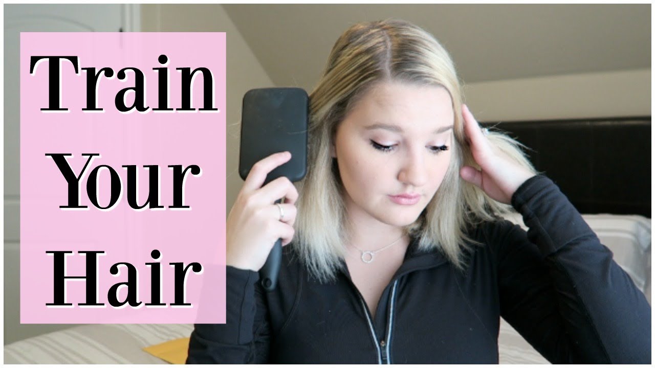 How To Part Your Hair Anywhere You Want Train Your Hair 101 Youtube