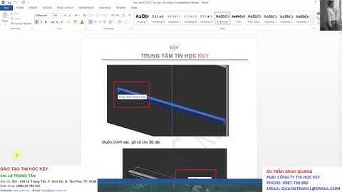 Học Revit 2018_Tạo gờ, chỉ tường