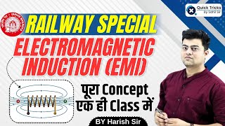 Harish Express for RRB ALP/Tech 2024 | Electromagnetic Induction |Full Concept | by Harish Sir
