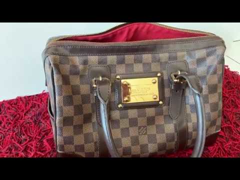 Brown Louis Vuitton Damier Ebene Berkeley Handbag