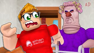 Grumpy Grandma is coming to get me! (Roblox Obby)