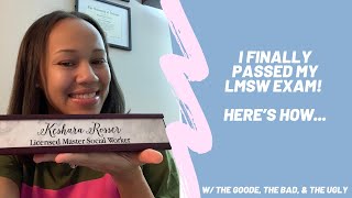 Passing the LMSW Exam | Advice, Tips &amp; My Personal Experiences