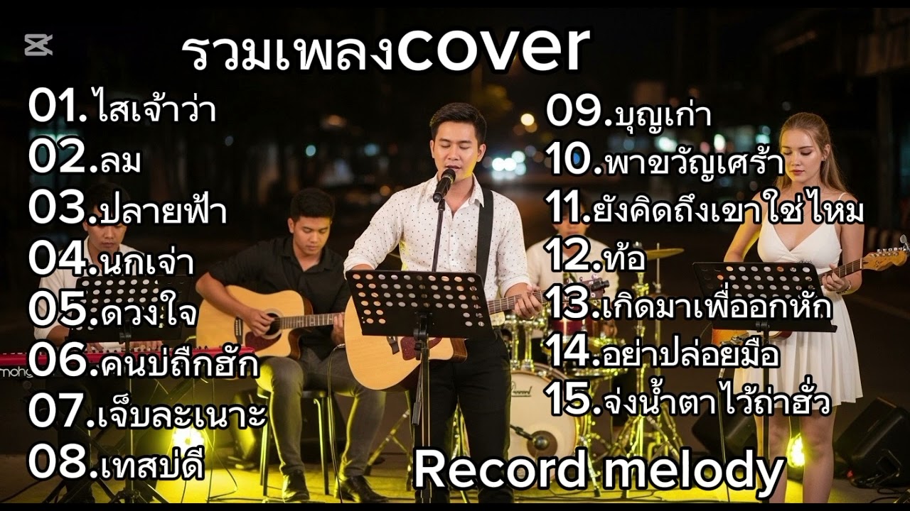 Cover อะคูสติก เสียงละมุน สำหรับคนอกหักเบาๆ | record melody