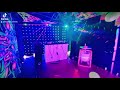 UV psychedelic Rave 3x9m tent- For a Rave wedding