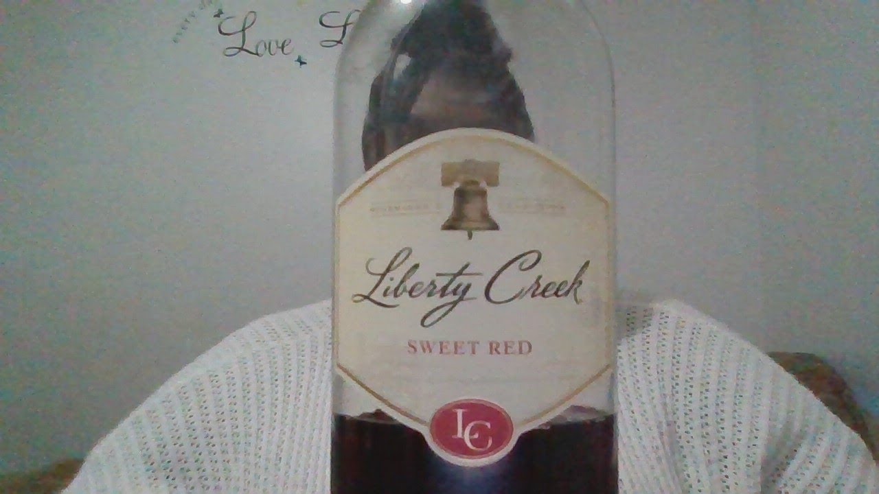 Liberty Creek Sweet Red Wine Review YouTube