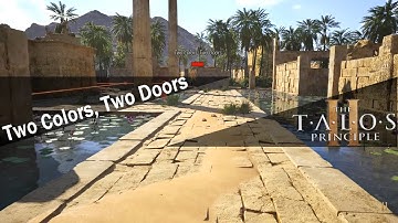 The Talos Principle 2  Solved puzzle: Two Colors, Two Doors