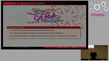 Software Heritage at FOSDEM 2017