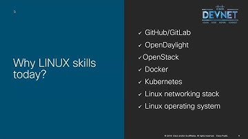 Video credit CISCO: Play with Linux and Python on the Networking Devices