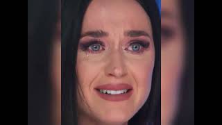 Katy Perry crying on "American Idol" after an audition of a mass shooting survivor