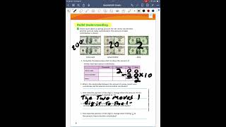 HMH 5th Grade Into Math - M 1 L 1 Recognize the 10 to 1 relationship among place-value positions
