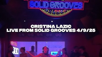 Cristina Lazic live from Solid Grooves @ DC10 Ibiza, 4/9/2025