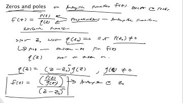 Zeros and poles of rational functions