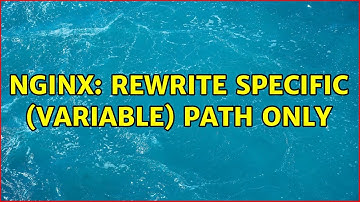 NGINX: rewrite specific (variable) path only