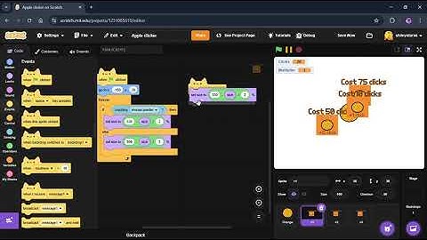 Part 2 How to make a clicker game in Scratch with shop?
