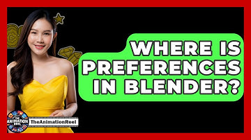 Where Is Preferences In Blender? - The Animation Reel