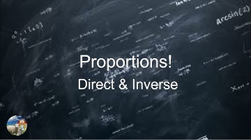 Learn Direct and Inverse Proportions Like a Math Genius - IGCSE/GCSE Math