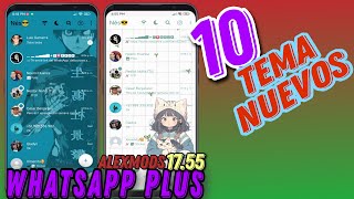 NUEVO WhatsApp Plus 17.55 última versión AlexMods | NUEVOS TEMAS de WhatsApp Plus