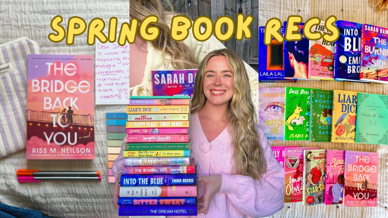 Spring Book Review 15 books you should read this spring!! ๐ธ๐๐ *spring book recommendations ...