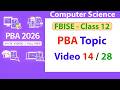 PBA 14/28 Flowchart for Arithmetic Problems | Class 12 Computer Science PBA Exam | FBISE Board